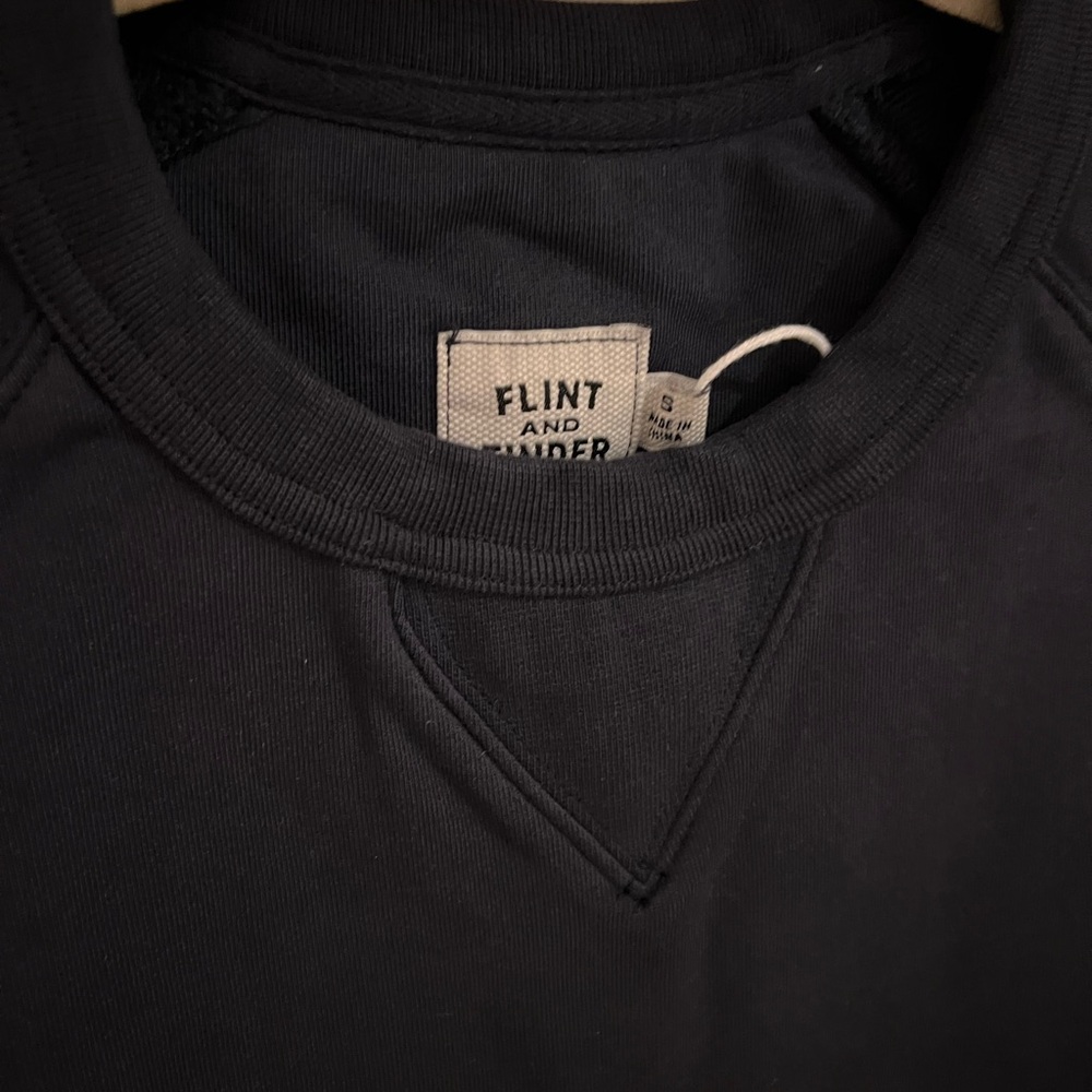 Flint and Tinder Navy Mid-weight Terry Crew - Picture 6 of 8